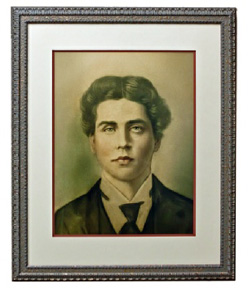 framed man's photo